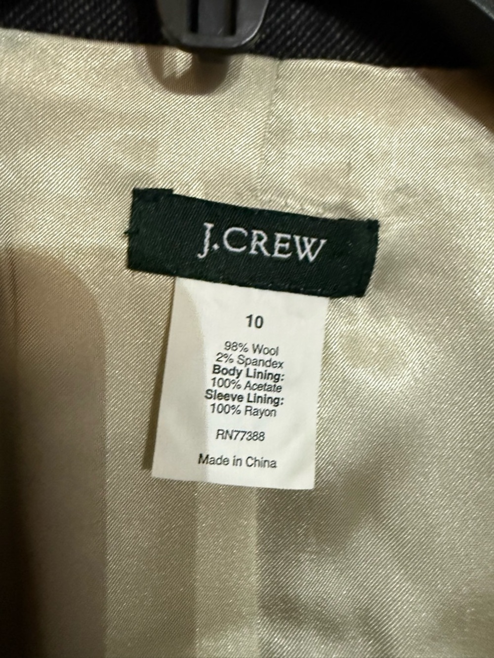 J. Crew Women’s Blazer Size 10 - Picture 2 of 5